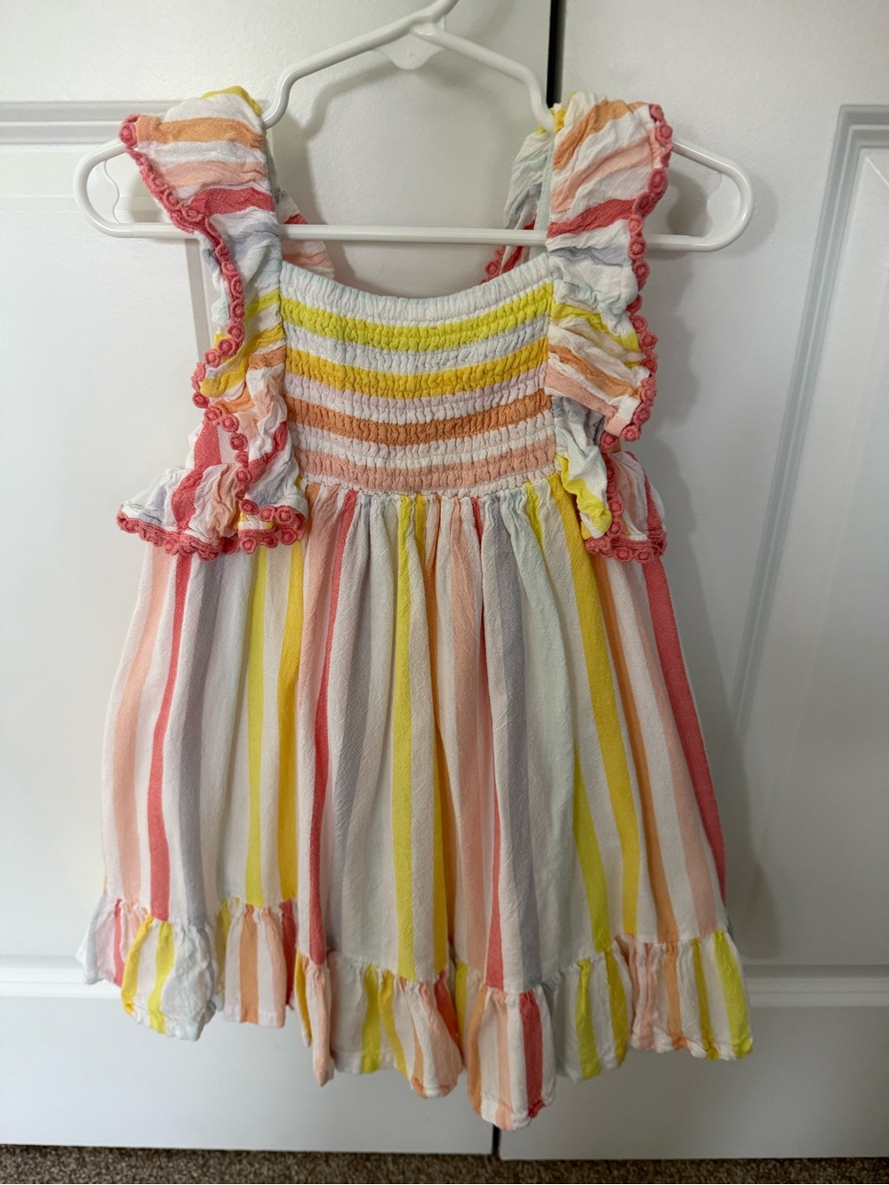 twirly striped dress